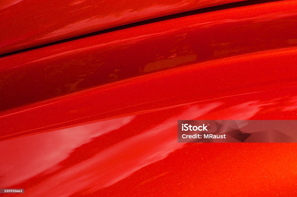 Red Sportscar Abstract A close-up abstract photograph of a classic red sportscar Red Stock Photo