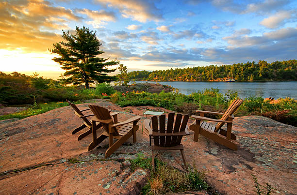 Serene image from cottage living