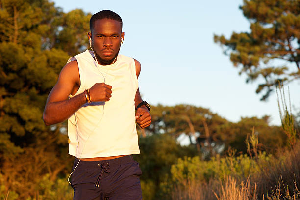 istock Healthy young man exercising in nature 535937743