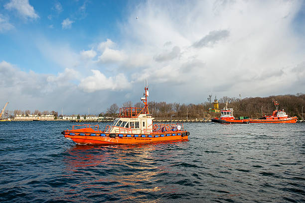 공업주 보기 그단스크 잔점박이 슈체친. - tugboat nautical vessel sea gdansk 뉴스 사진 이미지