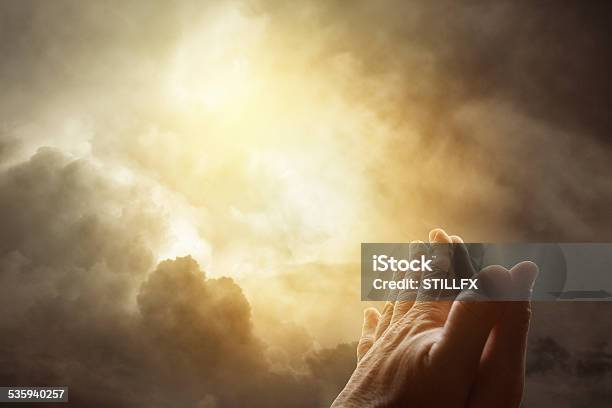 Prayer Stock Photo - Download Image Now - 2015, Christianity, Copy Space