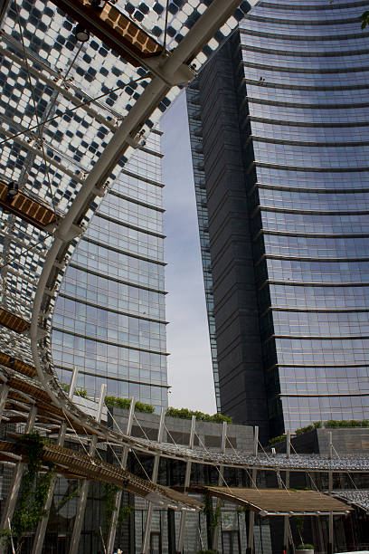 istock Gae Aulenti Square architectural detail 535941723