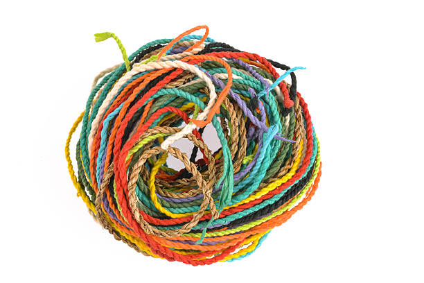 istock colorful rope  made from mulberry paper 535943485