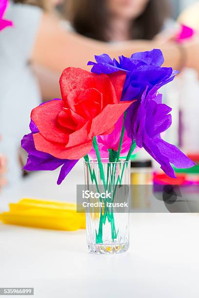 Paper Flowers Stock Photo - Download Image Now - 2015, Adult, Art