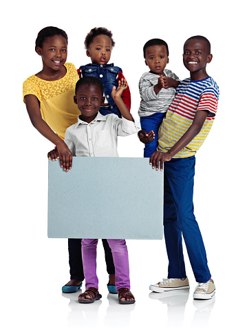 Studio shot of african children holding a blank board against a white backgroundhttp://195.154.178.81/DATA/istock_collage/0/shoots/784979.jpg