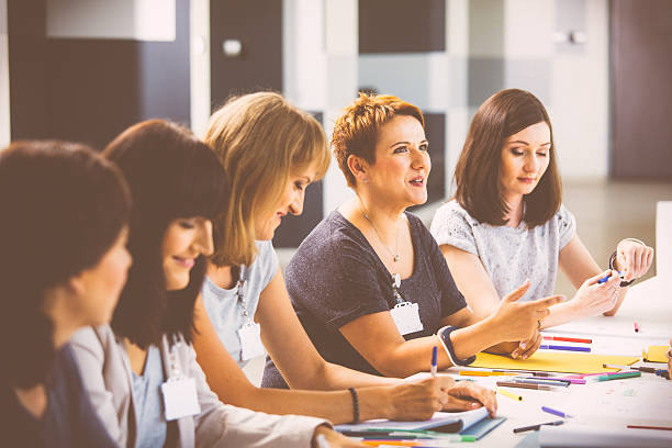 istock Group of women at the training 535967845