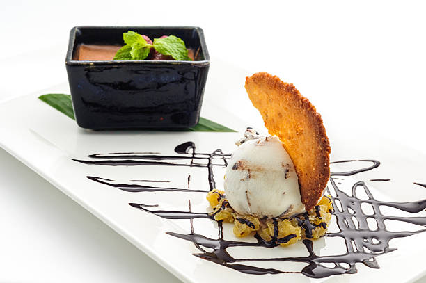 istock Scoop of icecream with cookie 535968023