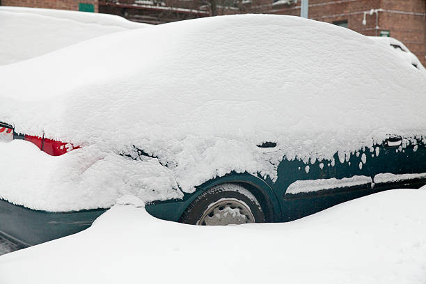istock Cars Covered by the Snow 535983519