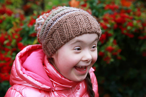 Portrait of beautiful young happy girl