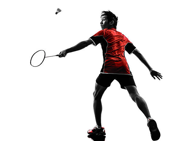 istock badminton player young man silhouette 535984469