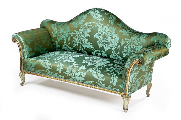 istock sofa bright antique retro painted with gilt 535984547