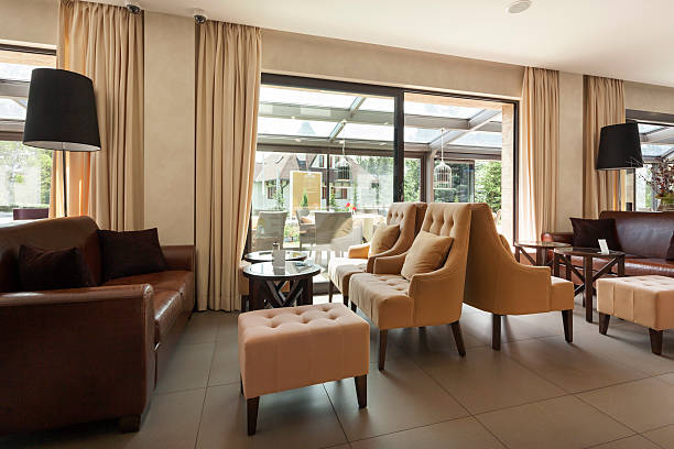 istock Furniture in an elegant cafe 535984669
