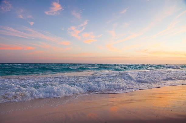 istock Golden sunset on a tropical island 535984881