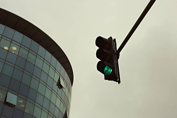 istock Green traffic light in the city 535985053