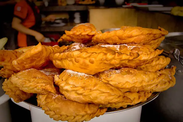 Empanadas de viento wind emapanadas typical ecuadorian food street food