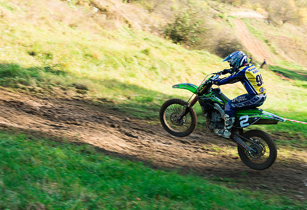 motocross - motor racing track motorcycle sports race competition photos et images de collection