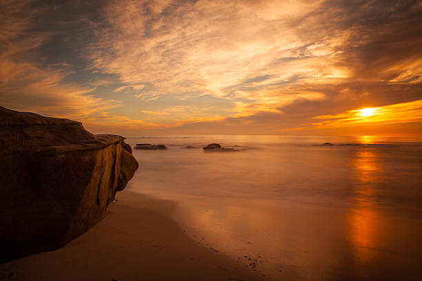 istock Rocks at sunset in La Jolla California 535988175