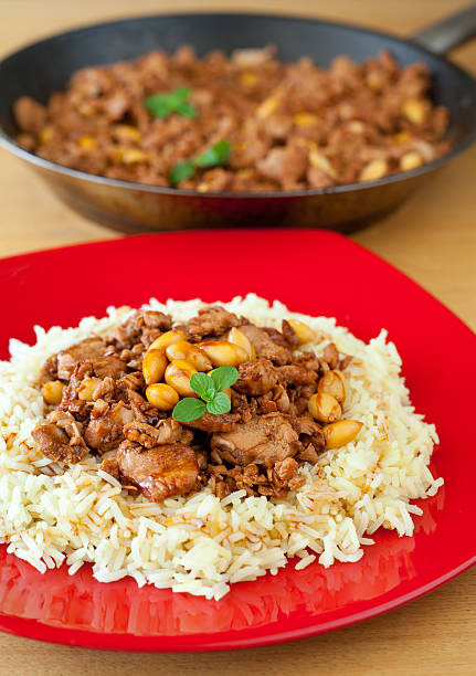 istock Sweet almond Chicken stew 536011465
