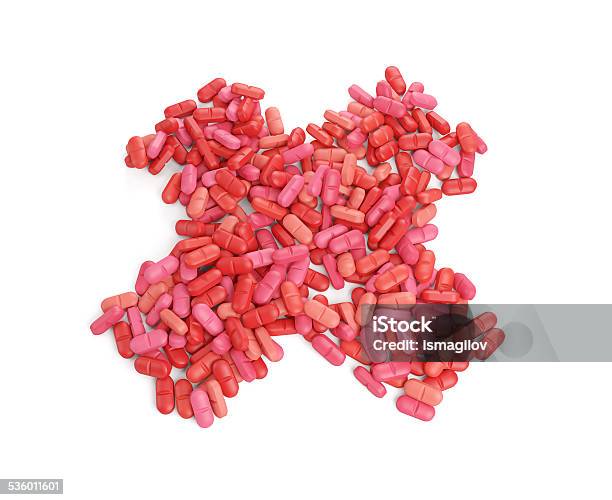 Tablets Cross Stock Photo - Download Image Now - 2015, Addiction, Antibiotic