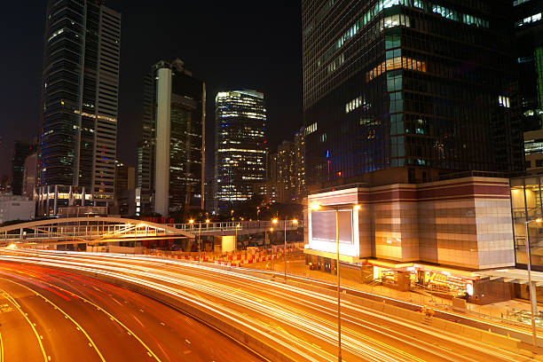 istock Colorful city night 536012031