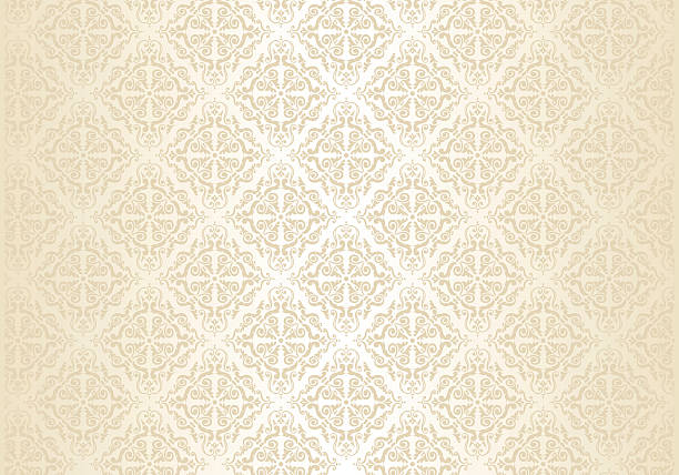 vintage gold hintergrund hochzeit muster - seamless effortless retro revival backgrounds stock-grafiken, -clipart, -cartoons und -symbole