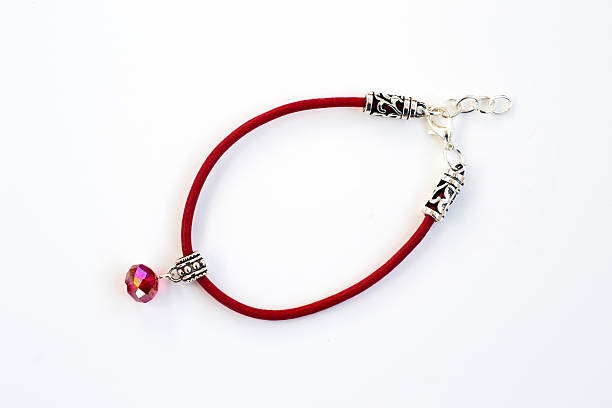 istock Handmade bracelet isolated on white background 536012843