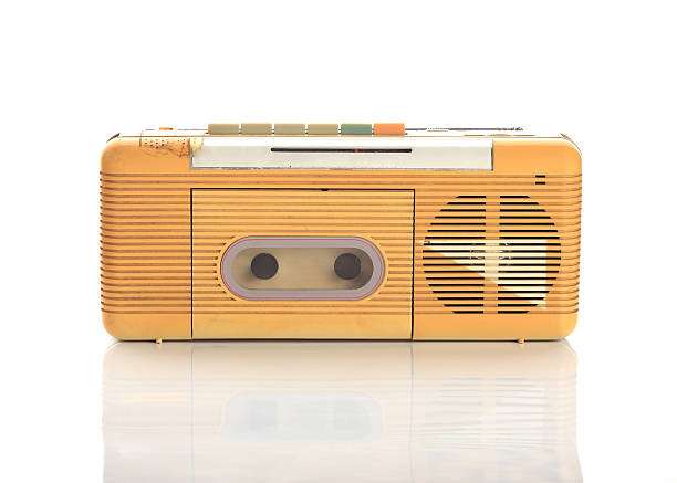 istock music radio cassette on white background 536012879