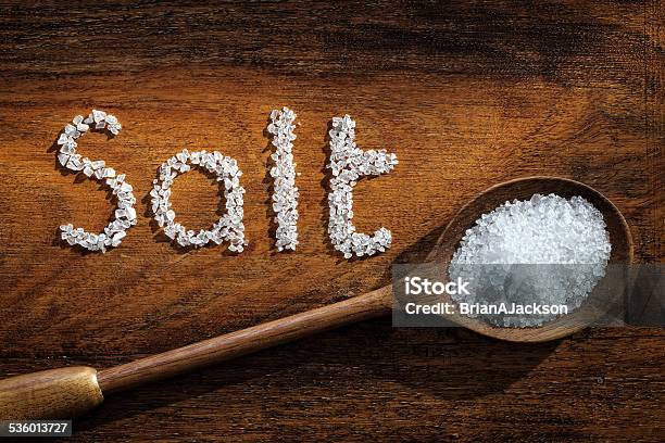 Sea Salt Stock Photo - Download Image Now - Salt - Seasoning, Salt - Mineral, Sodium
