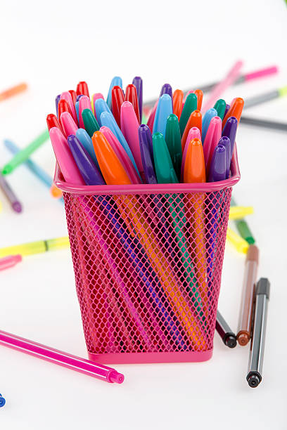 istock colored ballpoint pen and pencil 536015133