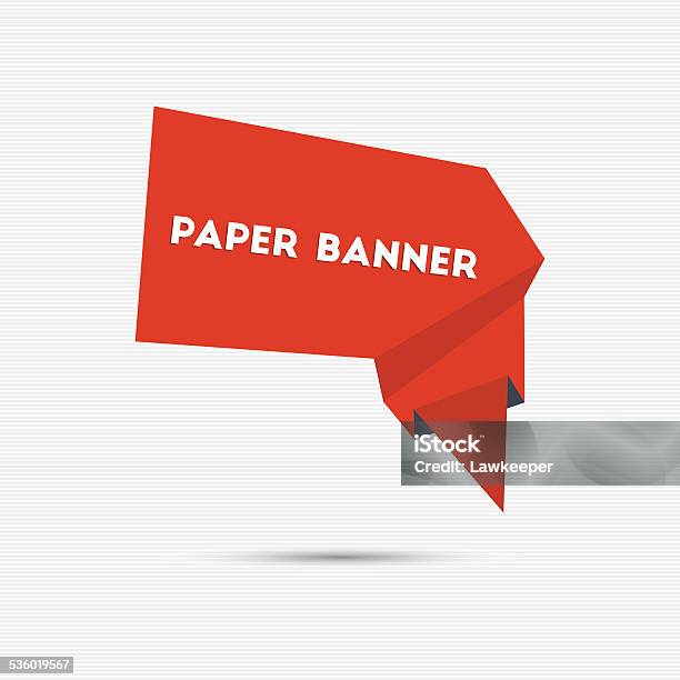 Colorful Banner Paper Abstract Colorful Paper Banner Stock Illustration - Download Image Now ...