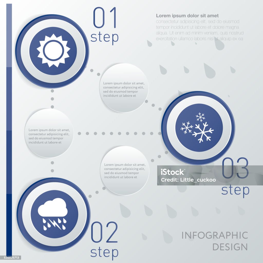 Infographic Weather Layout Weather Infographic Template Stock Illustration - Download Image Now ...