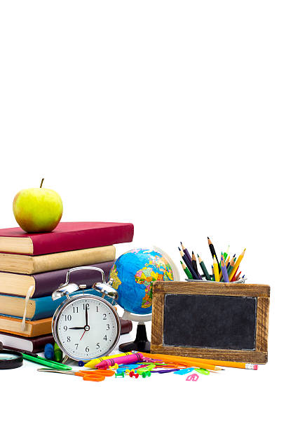istock School supplies on white background 536025895