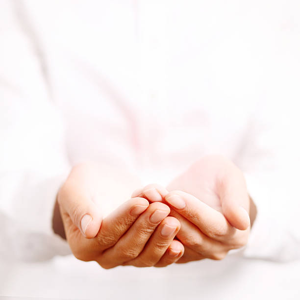istock Female hands as if holding something. 536026407