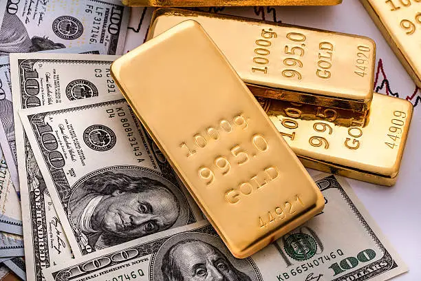 Photo of Fine gold bars and bullion