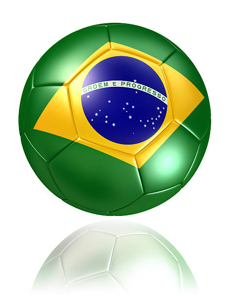 istock brazil flag on soccer ball on white background 536027861