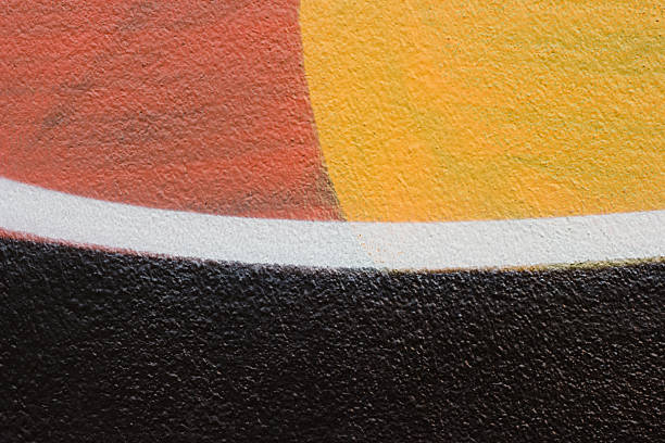 istock Colorful wall with spray a paint,Abstract background 536029293