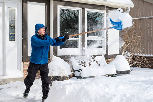 istock Man Shoveling Snow 536029631