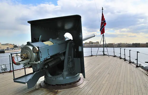 Photo of St. Petersburg. Russia. Landmark cruiser 