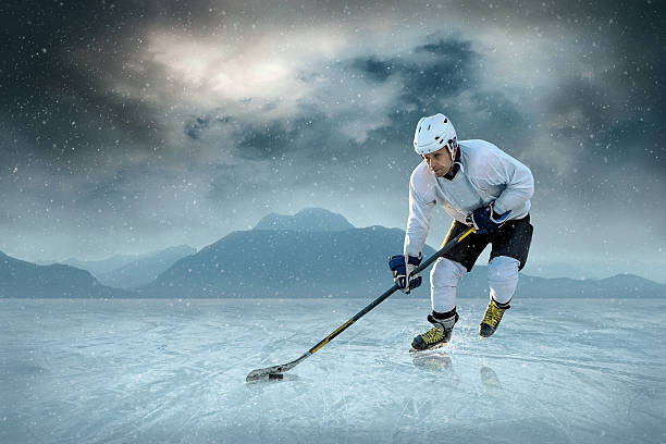 istock Ice hockey player on the ice 536030443