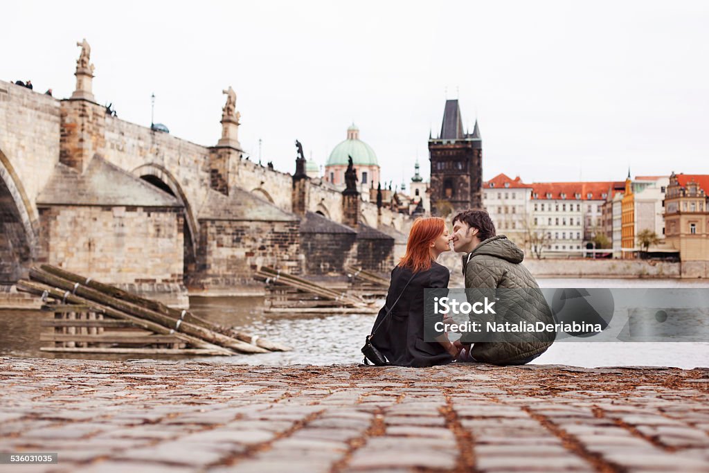 Young couple in love. Prague, Czech Republic, Europe. Young couple in love. Prague, Czech Republic Prague Stock Photo