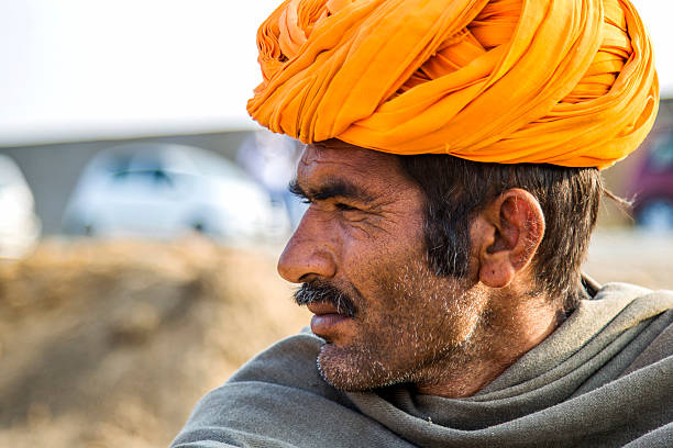 istock Portrait of man from Rajasthan. 536033555