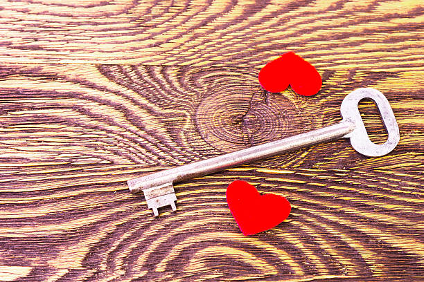 istock Keys and heart on the table 536034575