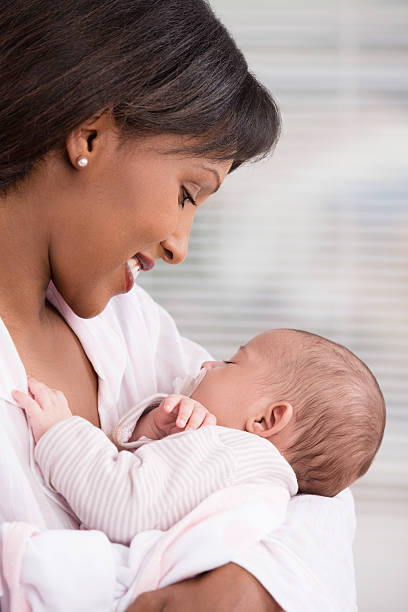 istock Mother and baby bonding. 536035247