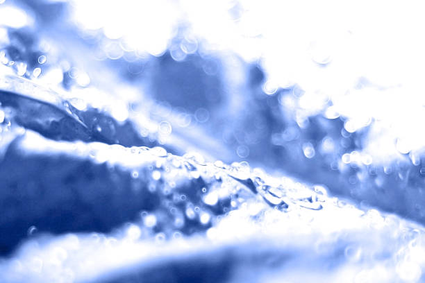 istock abstract concept blue background water drops glare bokeh 536035743