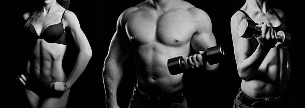 istock Bodybuilding. Man and  woman 536037007