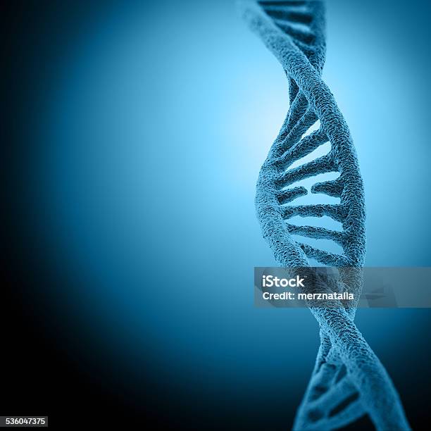 Digital Illustration Dna Structure Stock Photo - Download Image Now - 2015, Abstract, Backgrounds