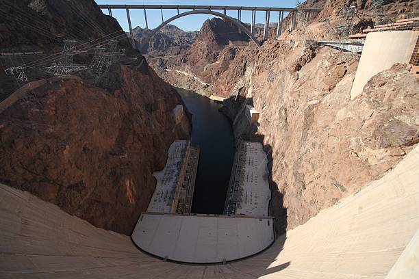 istock Hoover Dam and Freedom bridge 536047435