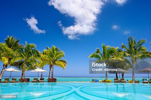 Tropical Resort Stock Photo - Download Image Now - Tourist Resort, Beach, Hotel