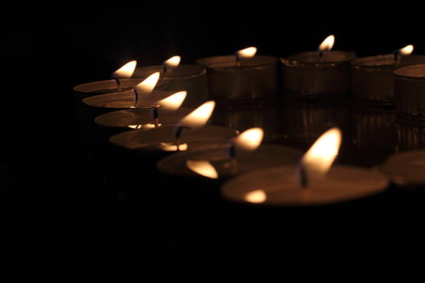 istock Heart of candles 536049151