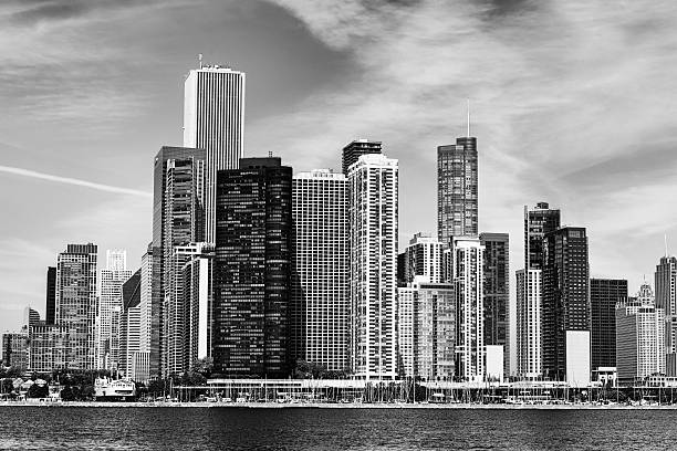 istock East Loop from Lake Michigan, downtown Chicago 536050455